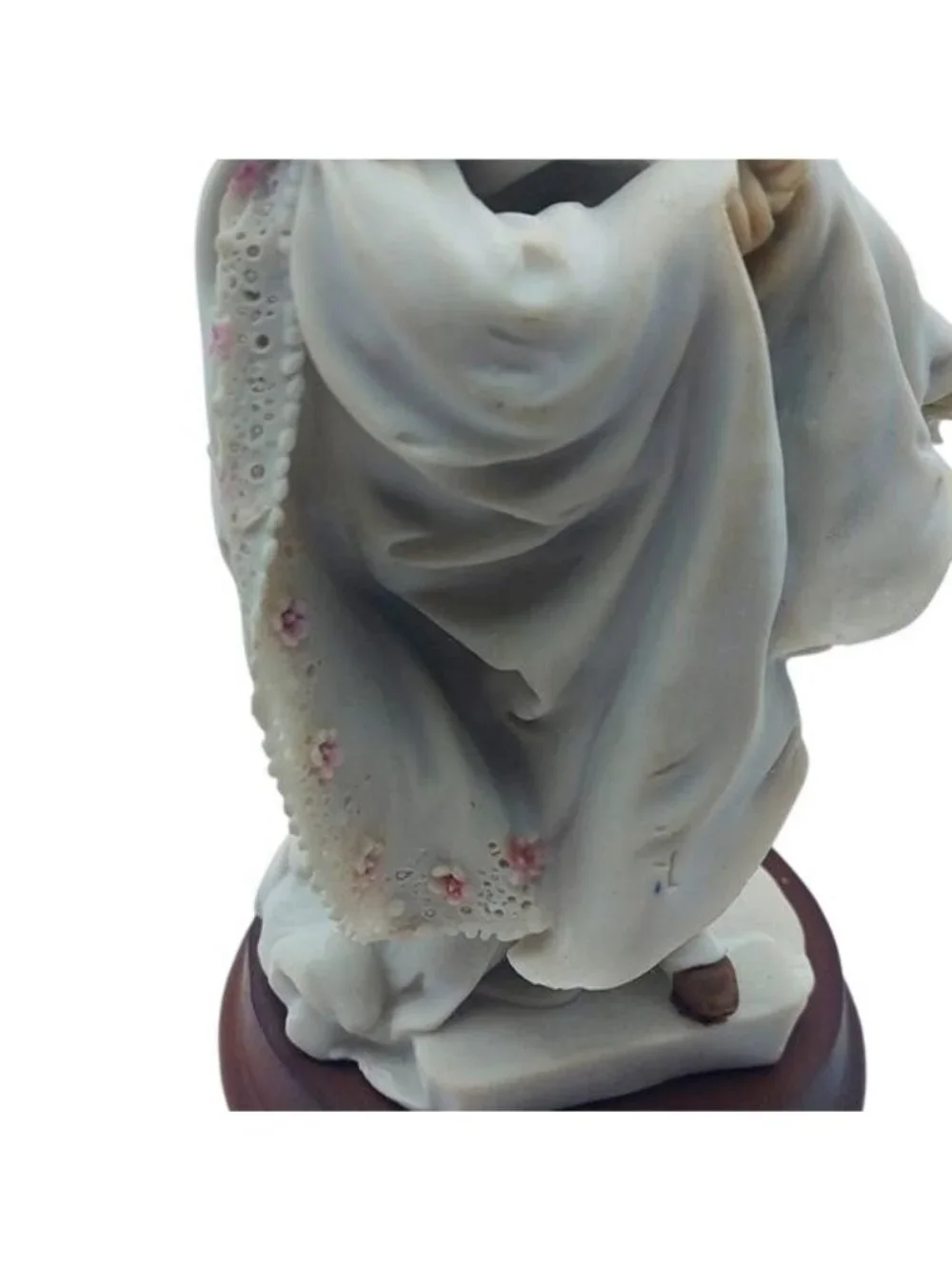 Just Married Porcelain Bride & Groom Crossing the Threshold Collectors Figurine